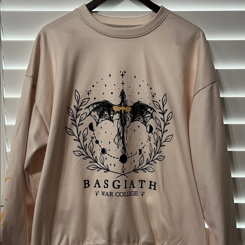 NEW Fourth Wing - Basgiath - Cream Sweater